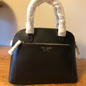NWT - Kate Spade Black Louise Small Dome Satchel